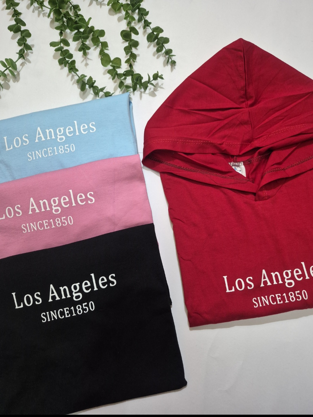 تیشرت کلاه دار لش los Angeles